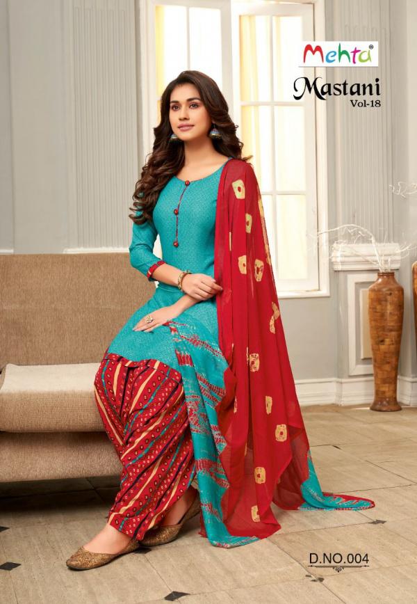 Mehta Mastani Vol-18 Rayon Designer Dress Mtaerial